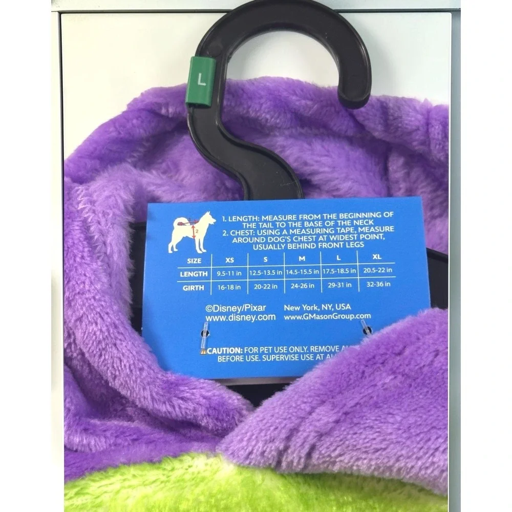 Disney Pixar Toy Story Buzz Lightyear Dog Hoodie Costume Size Large NWT
